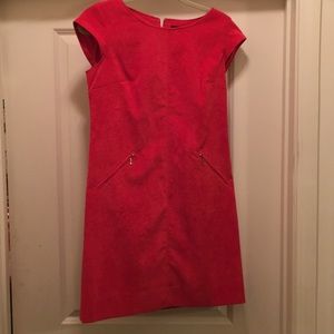 Red corduroy dress